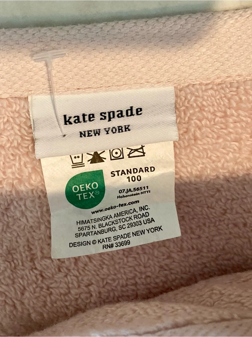 NWT Kate Spade New York bath bundle in adorable pale blush pink
